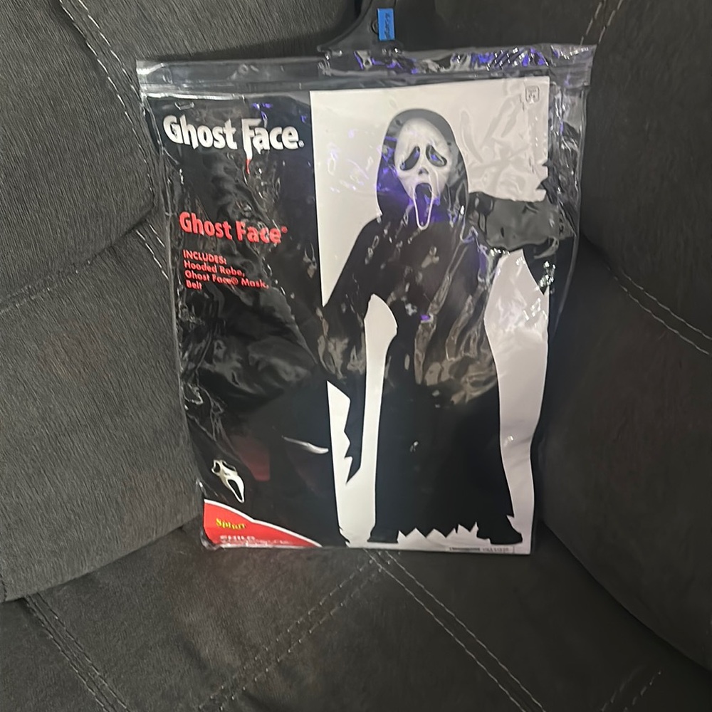 Halloween Costume - Ghost Face - Excellent Condition